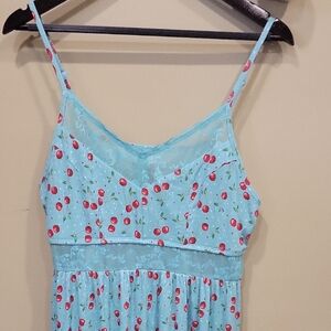 Torrid Light Blue and Pink Rib Knit Sleepwear